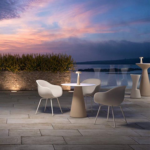 TAVOLO LUMINOSO FADE DINING ROTONDO PLUST +