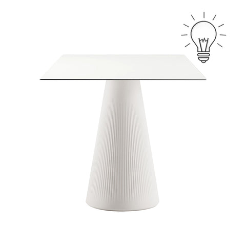TAVOLO LUMINOSO FADE DINING QUADRATO PLUST +