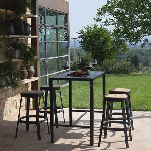 SGABELLO THOR TEAK EMU