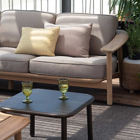 DIVANO 2 POSTI TWINS TEAK EMU