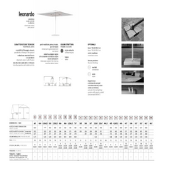 OMBRELLONE LEONARDO OMBRELLIFICIO VENETO