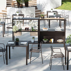 SET TAVOLO NOVA 90x90 APERO EMU