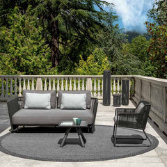 POLTRONA CORAL LOUNGE IN CORDA TALENTI