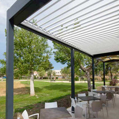 PERGOLA ADDOSSATA RUOTATA PLUS ADARTE