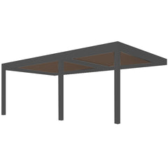 PERGOLA DOPPIO MODULO ADDOSSATA CLASS 6.00 ADARTE